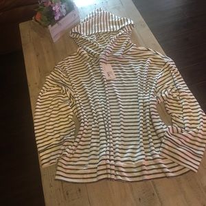 NWT A New Day Women’s Stripe Hooded Pullover 3X